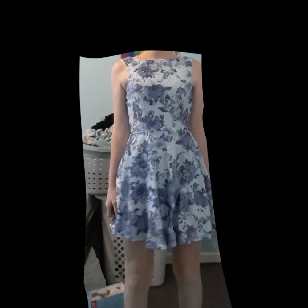 Cute dress, I don't like how the front looks anymo